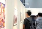 「絵師100人展 13」会場内の様子