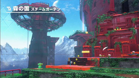 マリオオデッセイ スチームガーデン