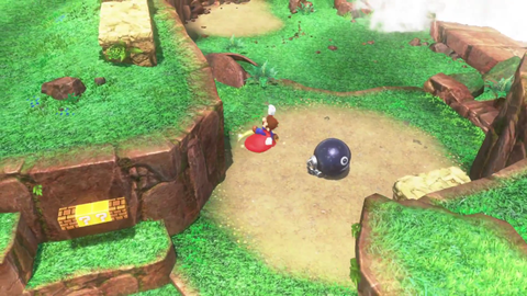 マリオオデッセイ 帽子アクション1