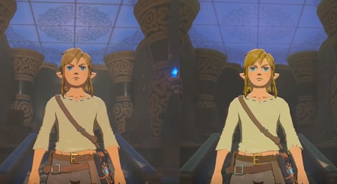 ゼルダの伝説ブレスオブザワイルド グラフィック比較