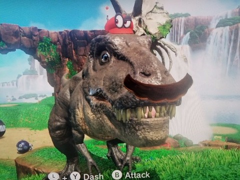 マリオオデッセイ 恐竜