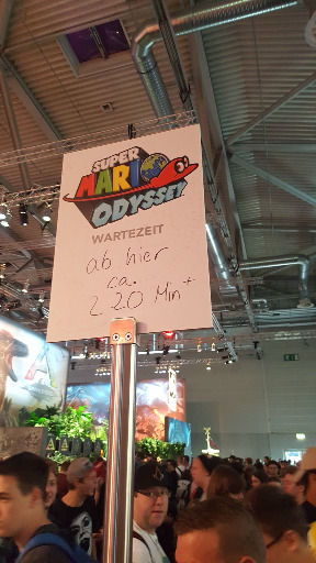 gamerscom2017 マリオオデッセイ 行列