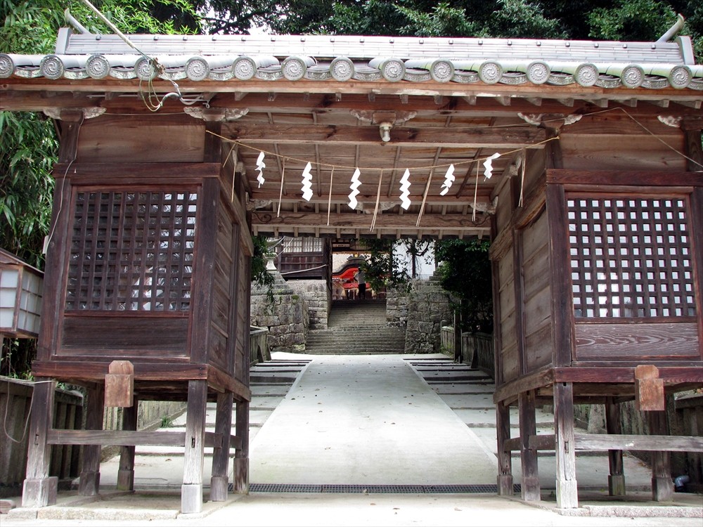 神辺町内サイクリング 中条八幡神社 逸物 のパワースポット