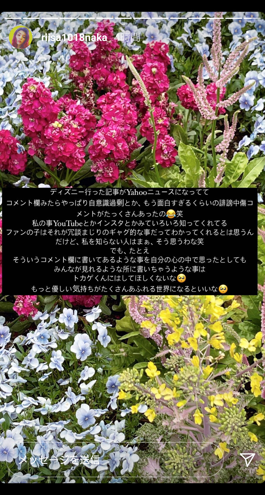 仲里依紗 ディズニーでの 身バレ 発言に誹謗中傷 芸能まるわかり速報
