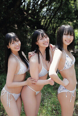 「B.L.T.2021年7月号増刊 B.L.T.×NMB48グラビアSP版」ローソンエンタテインメント購入特典ポストカード【安田桃寧&安部若菜&前田令子(NMB48)】