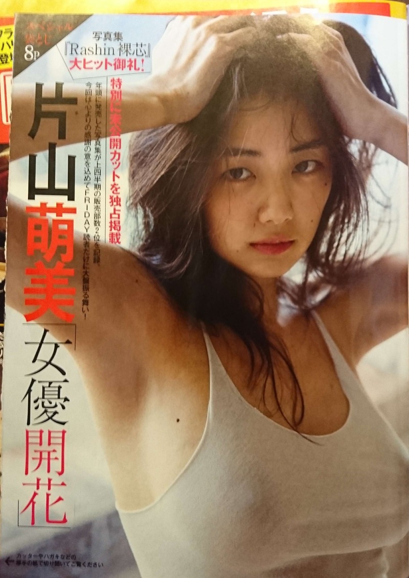 片山萌美(26)Gカップの乳輪丸見えショットがたまらんww【エロ画像】