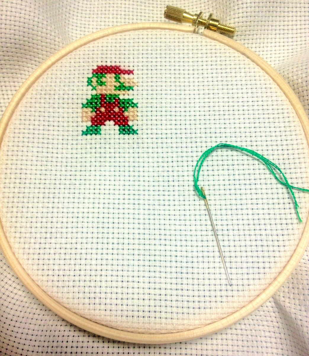 ようこそ めくるめくファミコン刺繍の世界へ Geishaboysのチクチク刺繍blog