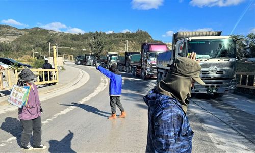【辺野古警備員死亡】ダンプ事故は活動家のせい 車道に出た抗議女性を止めようと…