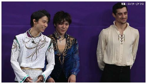 【王者の帰還】羽生結弦・金＆宇野昌磨・銀　日本ワンツー表彰台＝羽生「右足に感謝しかない」