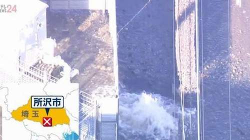 【所沢 水道管破裂】道路で水が噴き出し冠水　水道管老朽化か　なぜか埼玉…