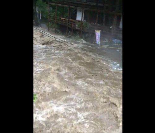 【台風5号マリア】岩手県大船渡市に上陸 岩泉町・龍泉洞、冠水で閉洞 観光に打撃