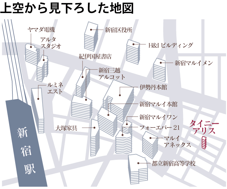 ビルを立体に描く劇場地図 デザイン地図に挑戦 回数券印刷の回数券ハウス ビルを立体に描く劇場地図 デザイン地図に挑戦 回数券印刷の回数券ハウス