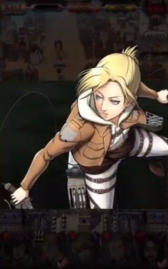 進撃の巨人タクティクス アニのｓｐスキル発動時のセリフ 演出が美しい 綺麗な声 ゲキタクまとめ隊 進撃の巨人tactics