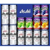 【2,437円】【ギフト】アサヒ スーパードライ ファミリーセット 缶 14本 ビール ギフトセット (FSー5G) [ ビール 350ml×4本,500ml×4本,280ml×6本