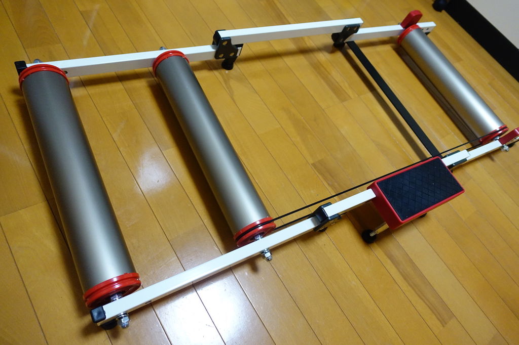 ミノウラ3本ローラー＆ オプション負荷マグユニット MOZ-ROLLER用