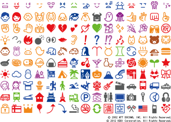 Au絵文字 ドコモと共通化へ 本音を言えば 不満だらけ Au絵文字 ドコモと共通化へ 本音を言えば 不満だらけ