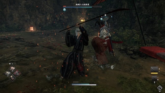 無頼漢という隠し強敵を相手に戦う主人公