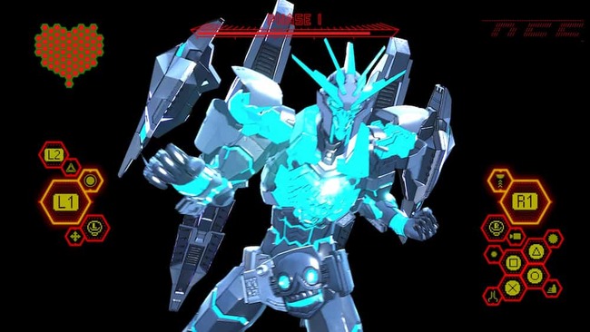 完全なロボットの姿へと変身しているフルアーマートラヴィス状態