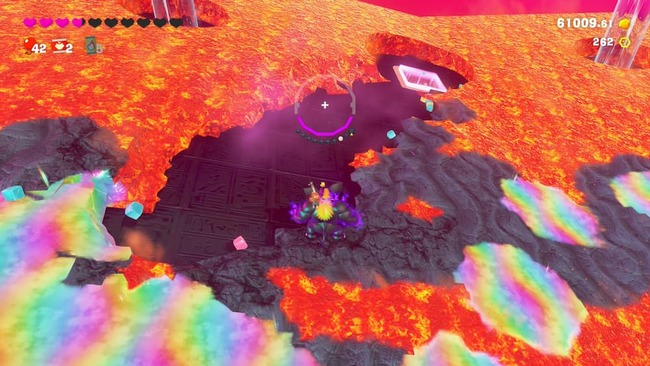 クリア後のバナンザ試練にて床材の相性を理解しながら進んでいくゾウバナンザ状態のドンキーコング