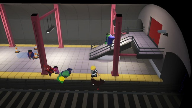 協力プレイモードを遊んでいる場面