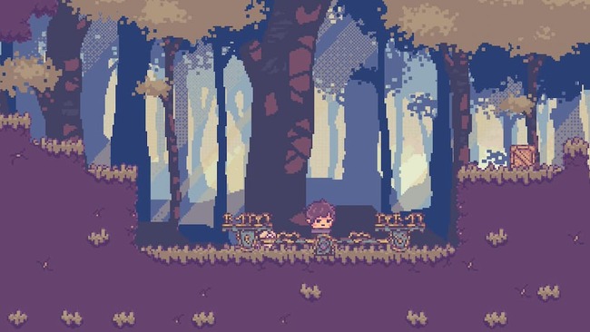 追加された3周目要素にて前作にも出てきたシーソーの様な物の前を通り過ぎる主人公