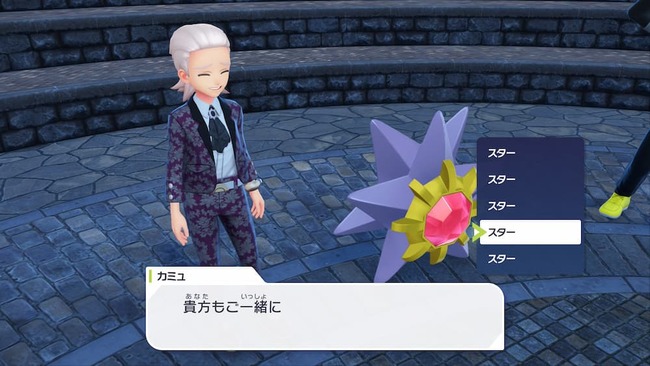 選択肢にスターしか存在しないサイドミッションの一つ