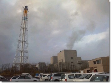 伊達火力発電所の全景 伊達火力発電所の全景