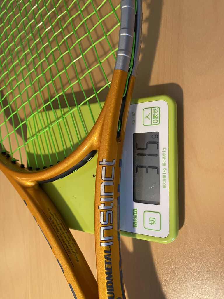 HEAD LIQUIDMETAL INSTINCT MP の重量を上げる ①鉛の装着