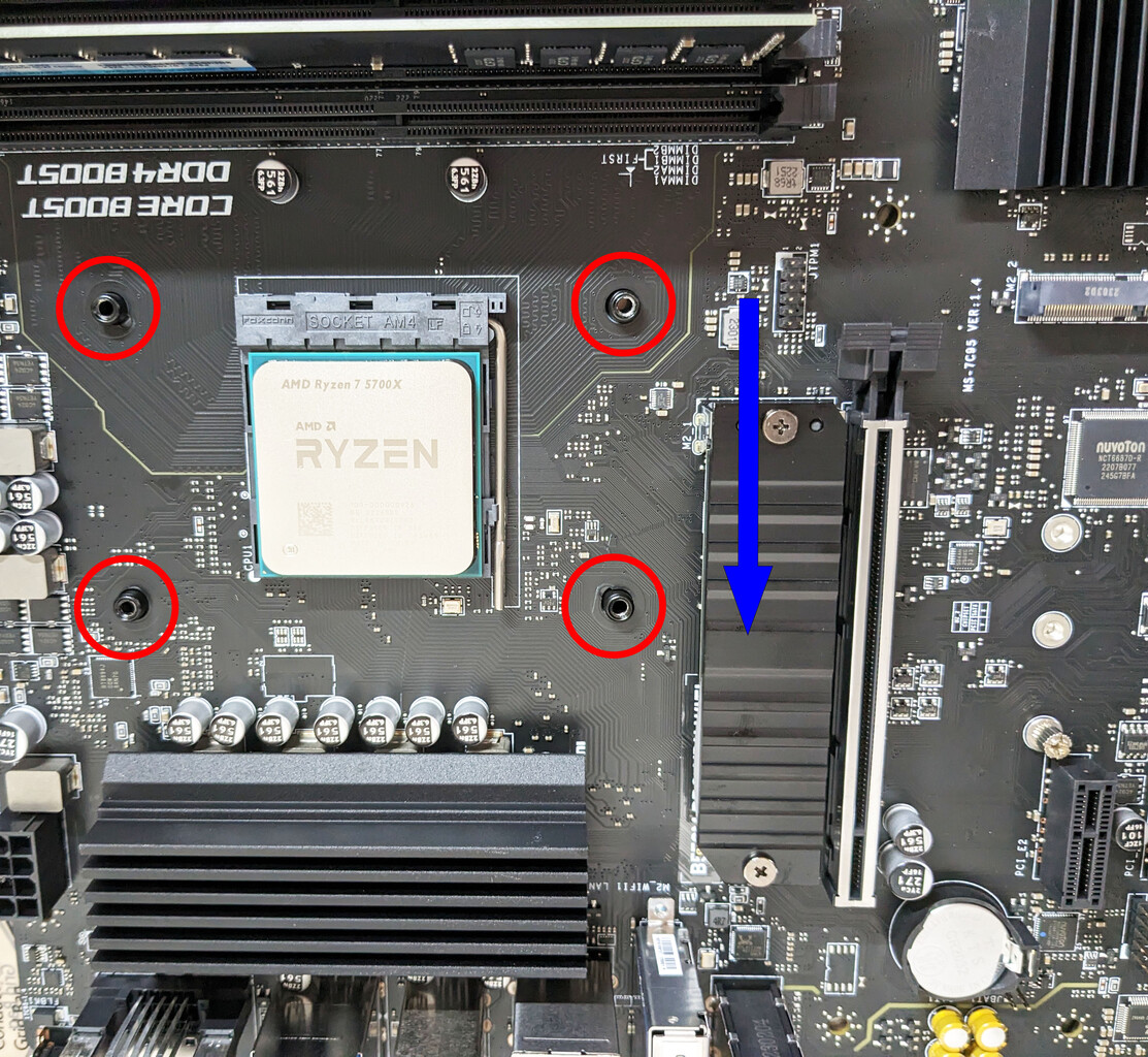 5-1】AMD 5600の純正CPUクーラーの取り付け方（自作PC・初心者向け