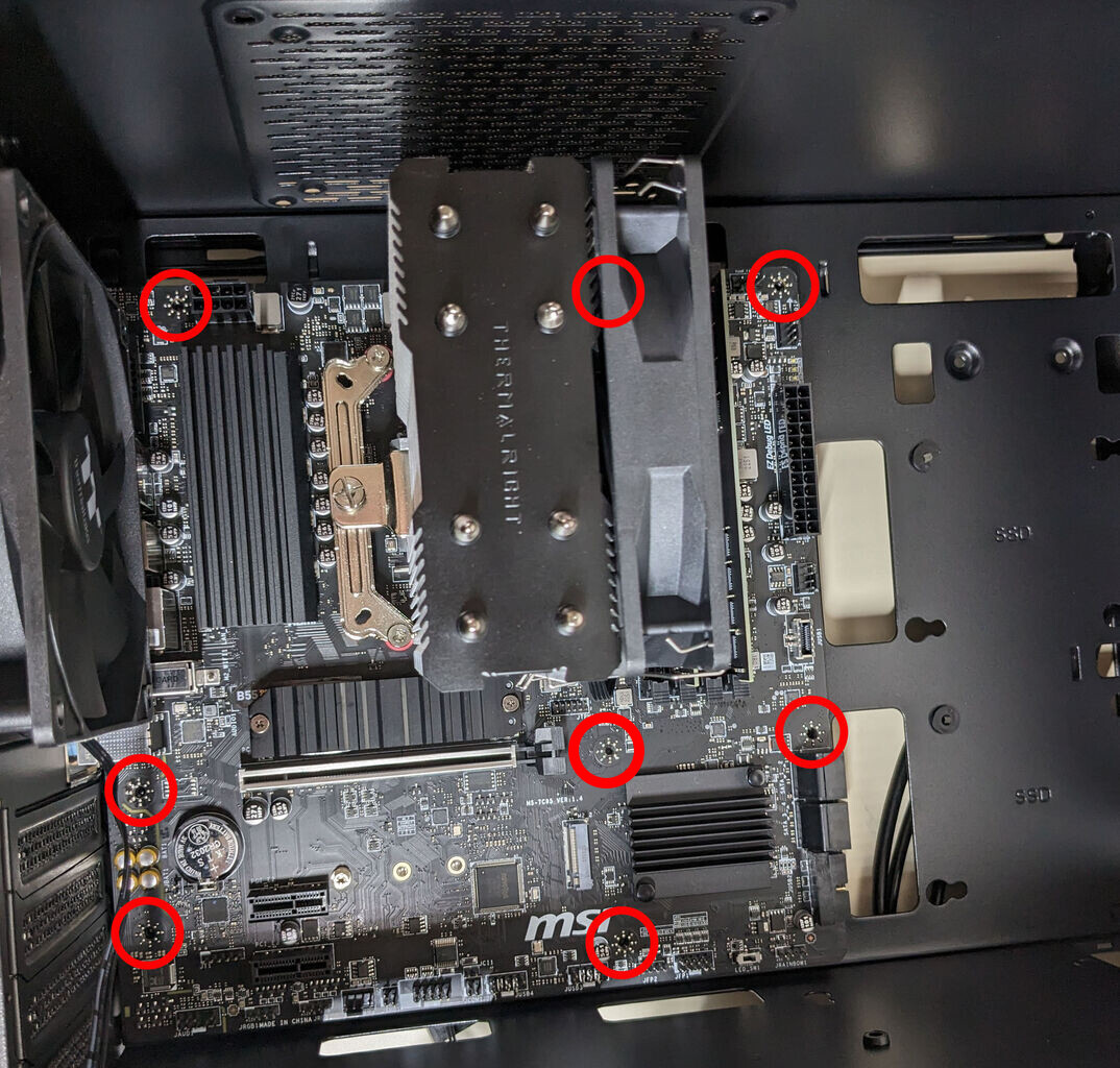 6】マザーボードをPCケースに取り付ける（自作PC・初心者向け） : AI