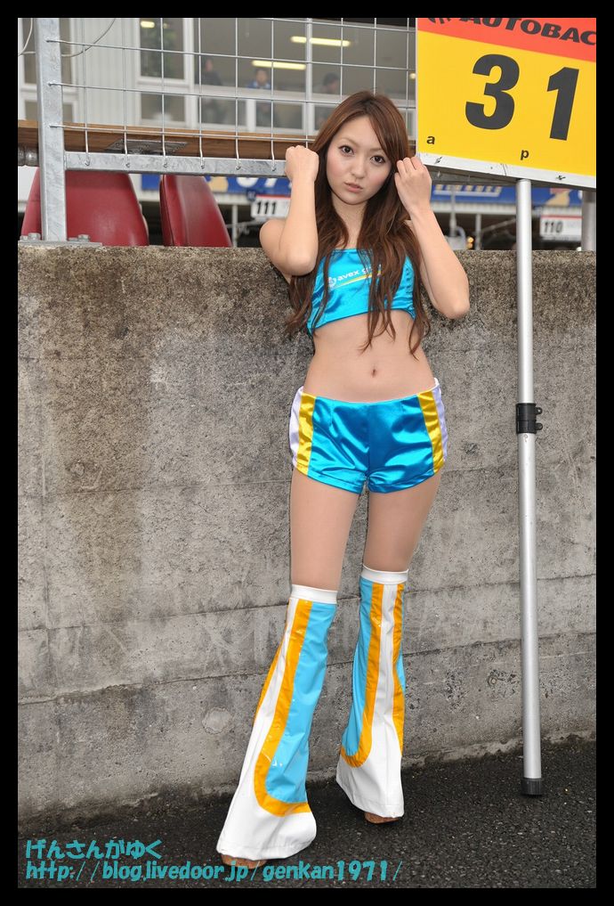 ｓｇｔ２００９第１戦岡山 １１ 小林梨沙さん げんさんがゆく