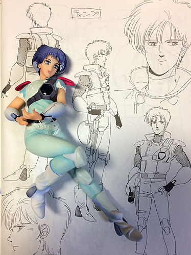 アップルからチャンプのフィギュアを作成！ホワイトナッツ集合！（修正