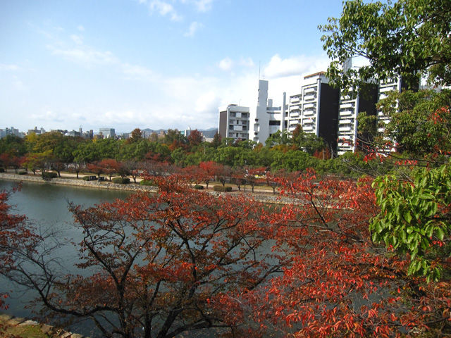 広島城址公園の紅葉と広島護国神社の七五三をみてきました 晴耕雨読 僕は頑張らない