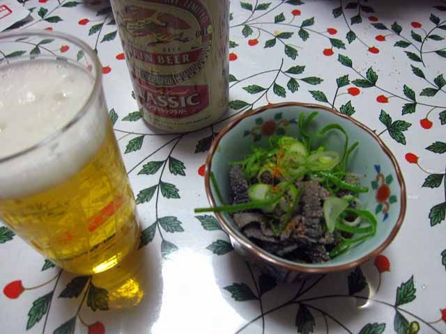 センマイの刺身をつくりました 晴耕雨読 僕は頑張らない