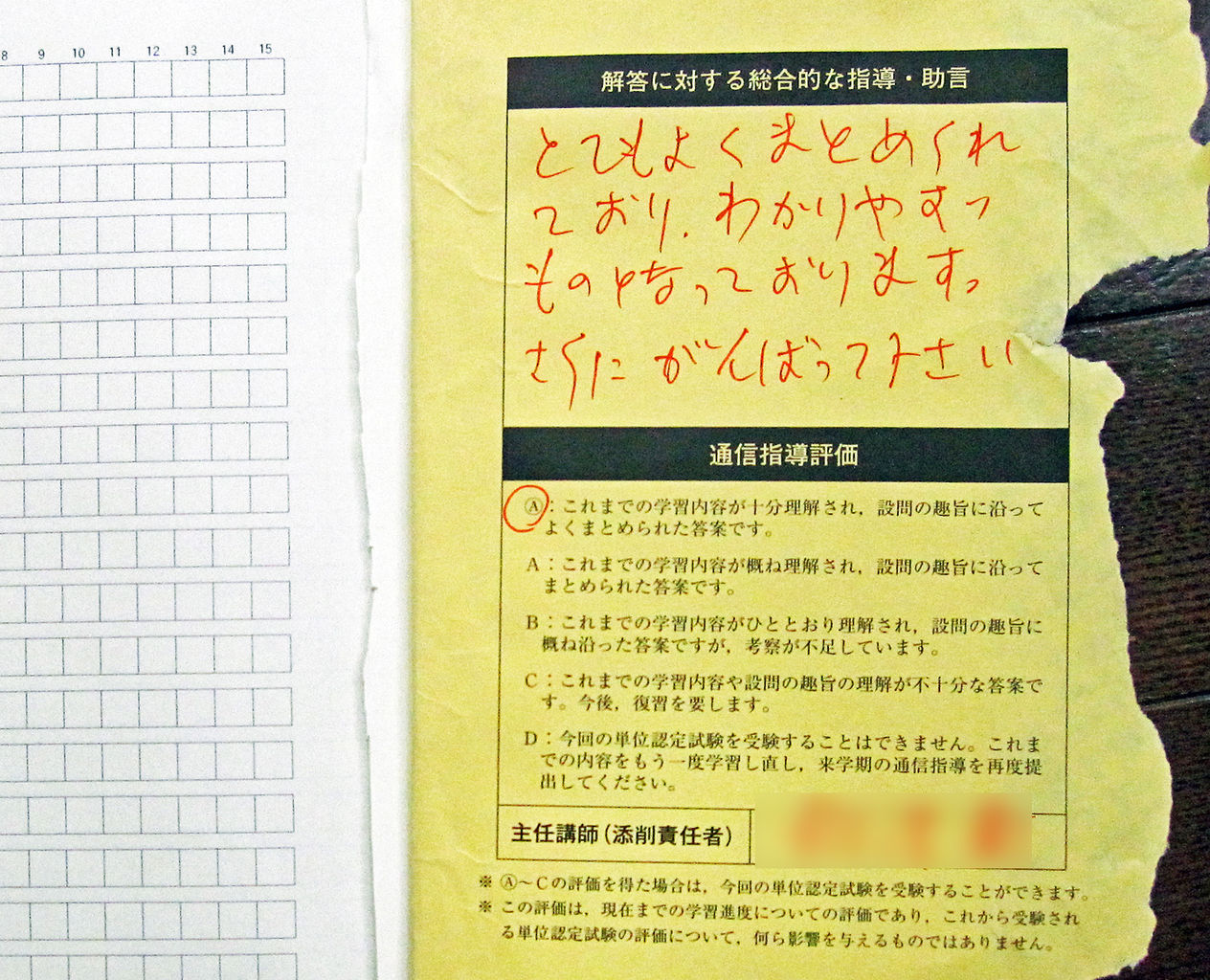 放送大学から成績が送って来ました 晴耕雨読 僕は頑張らない