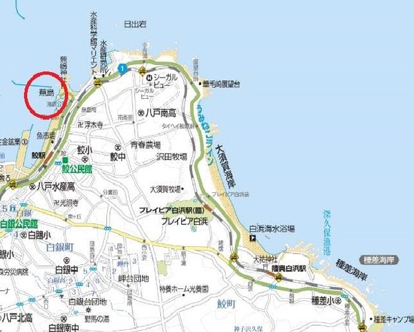 蕪島〜種差海岸