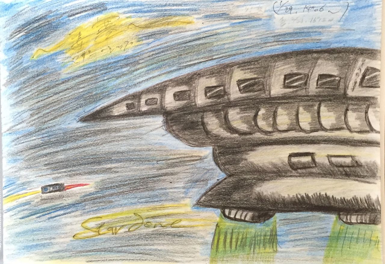 アート ギャラリー イラスト 宇宙空間の巨大要塞 幻馬翔臣 ファンタザー幻想研究会 幻想世界 Fantaser Fantasy Factory S The Fantasy World