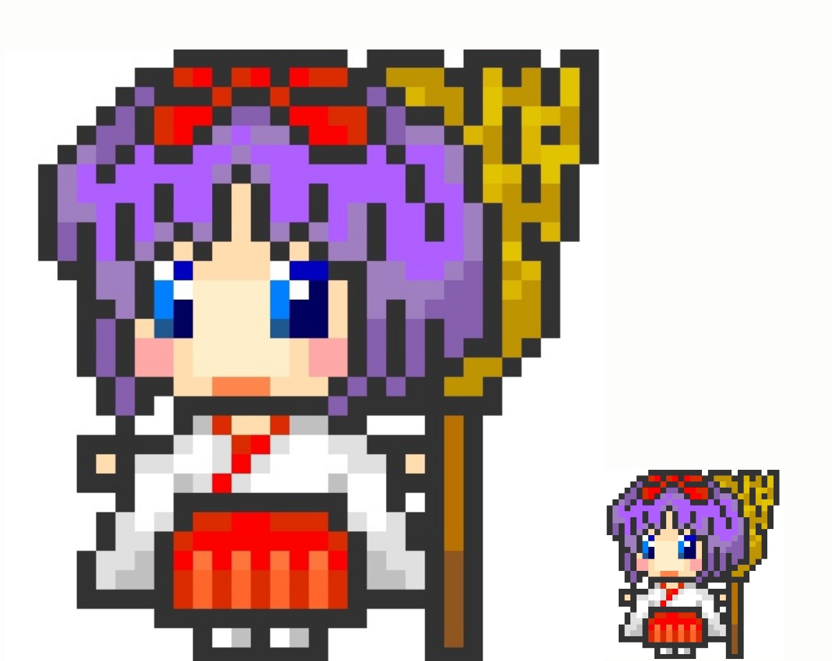 32x32柊つかさ ドット絵修行中 Genove7