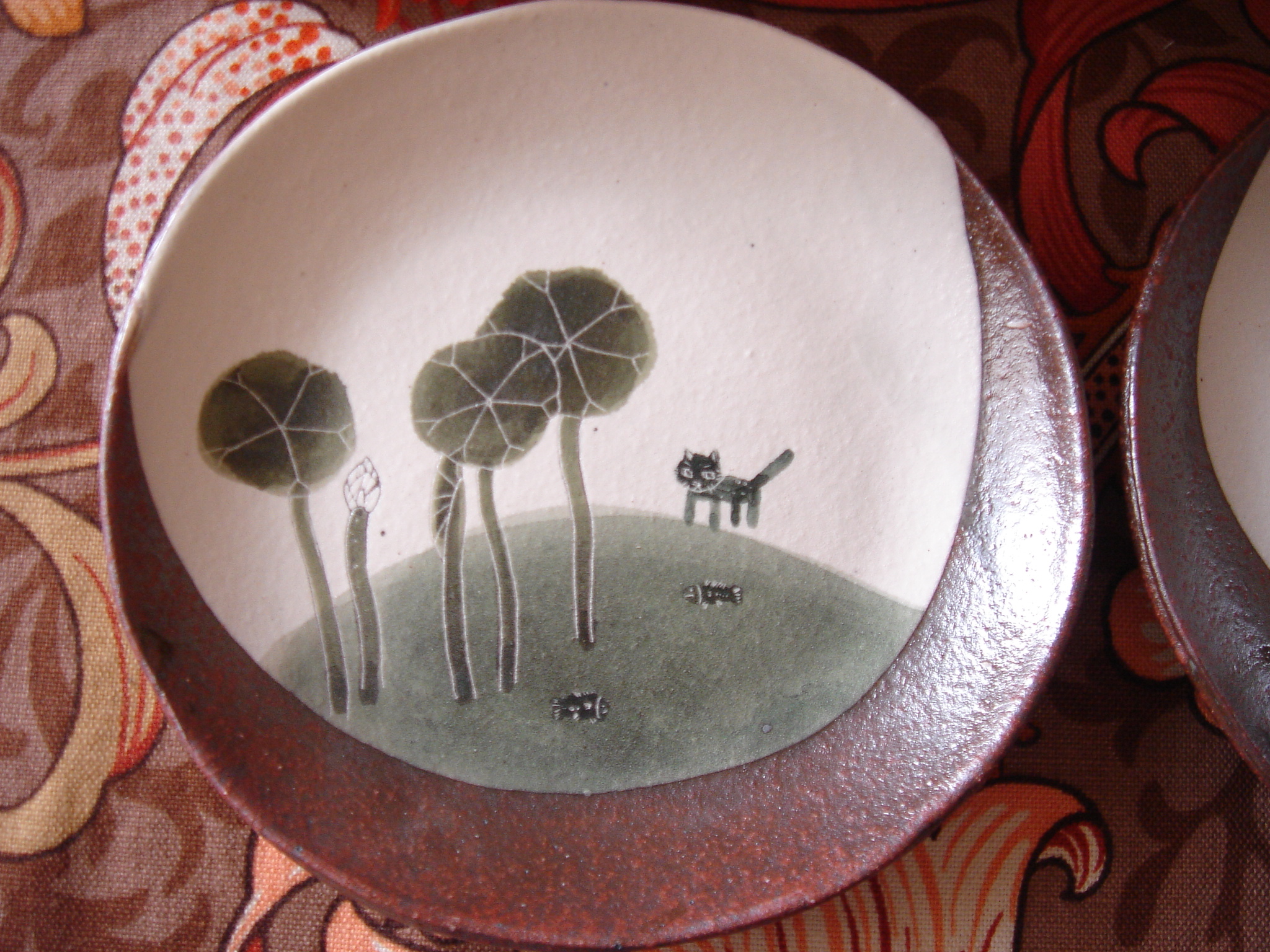 蓮の葉と猫と。 : gentleflow 器目録