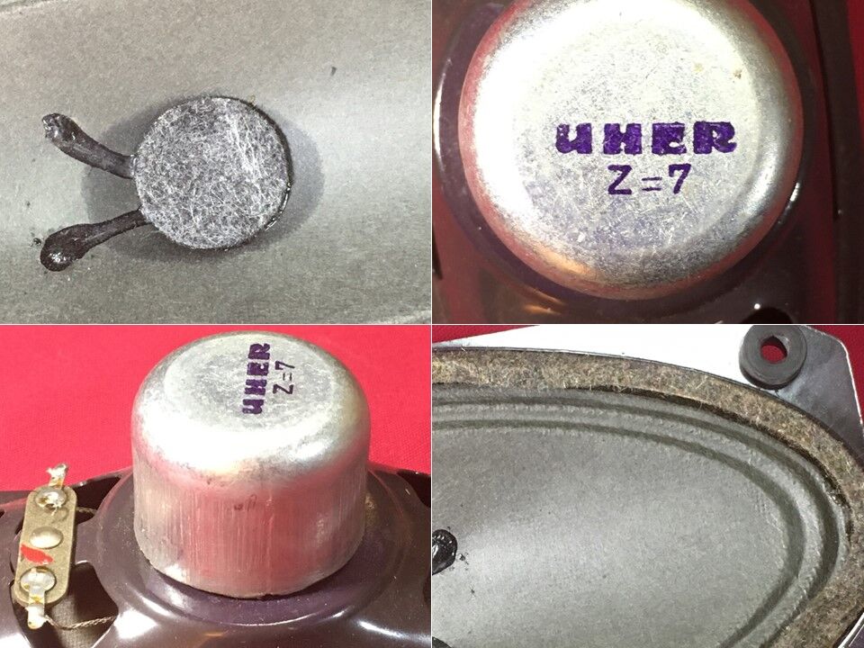 西独 UHER ビンテージ録音モニター用スピーカー システム ペア