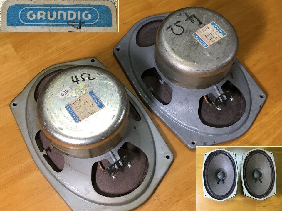西独Grundig ビンテージフルレンジユニット120x170mm口径 19076