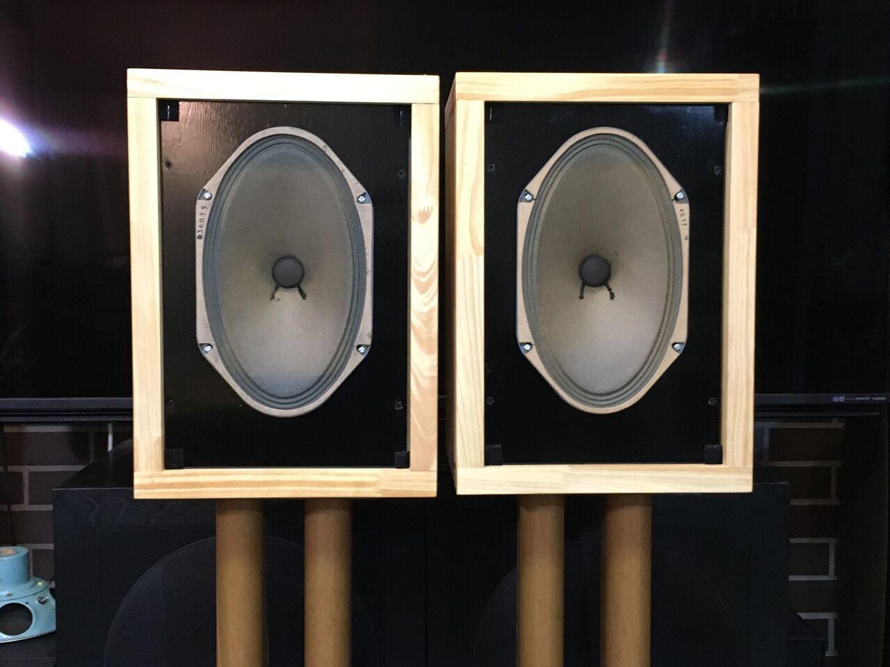 英国 GOODMANS ビンテージ16x26cm大口径アルニコフルレンジシステム