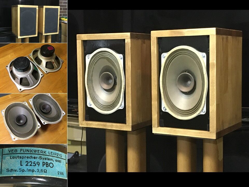 東独RFT/VEB レア! ビンテージフルレンジL2259 PBOシステム 高能率・高