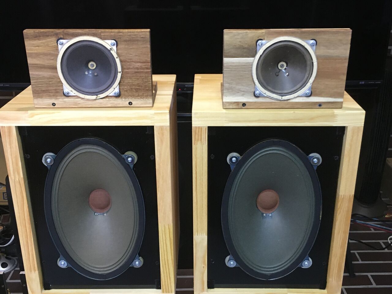 東独RFT LP554センターダンパービンテージ アドオンツィータシステム ペア 東独 RFT/EGB P554センターダンパービンテージ アドオンツィータ