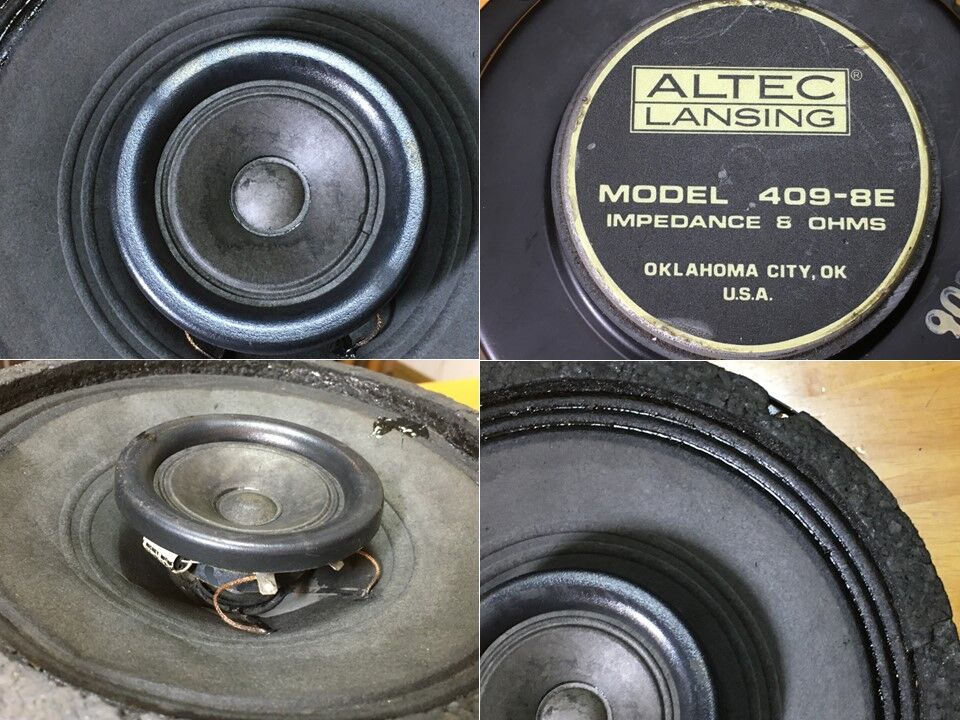 ☆ALTEC アルテック 409-8E 20cm同軸フルレンジ ペア☆ ALTEC 409-8E