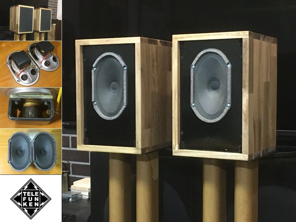 Telefunken ビンテージ録音モニタースピーカー ペア 高音質!! Telefunken ビンテージ録音モニタースピーカー ペア 高音質!!