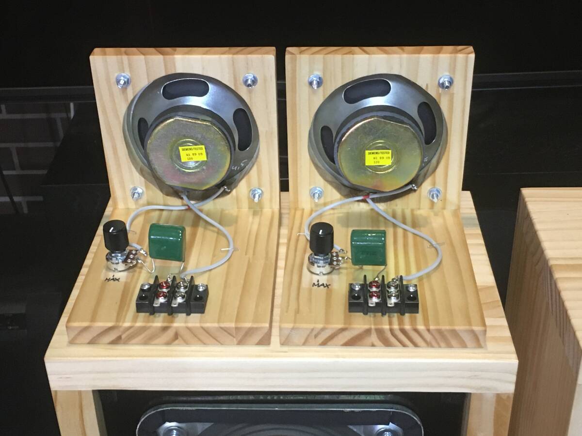 西独Siemens ビンテージ アドオン10cm口径ツィーターシステムペア 西独Siemens ビンテージ アドオン10cm口径ツィーターシステムペア