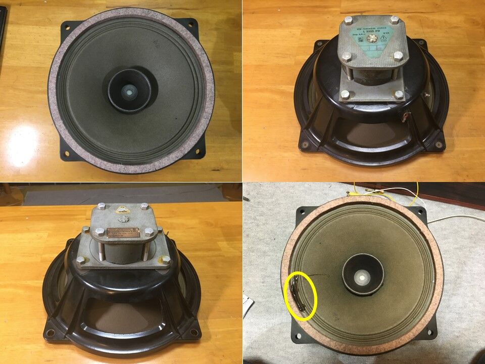 東独RFT/VEB ビンテージ大口径フルレンジ傑作 L3355PB システム ペア