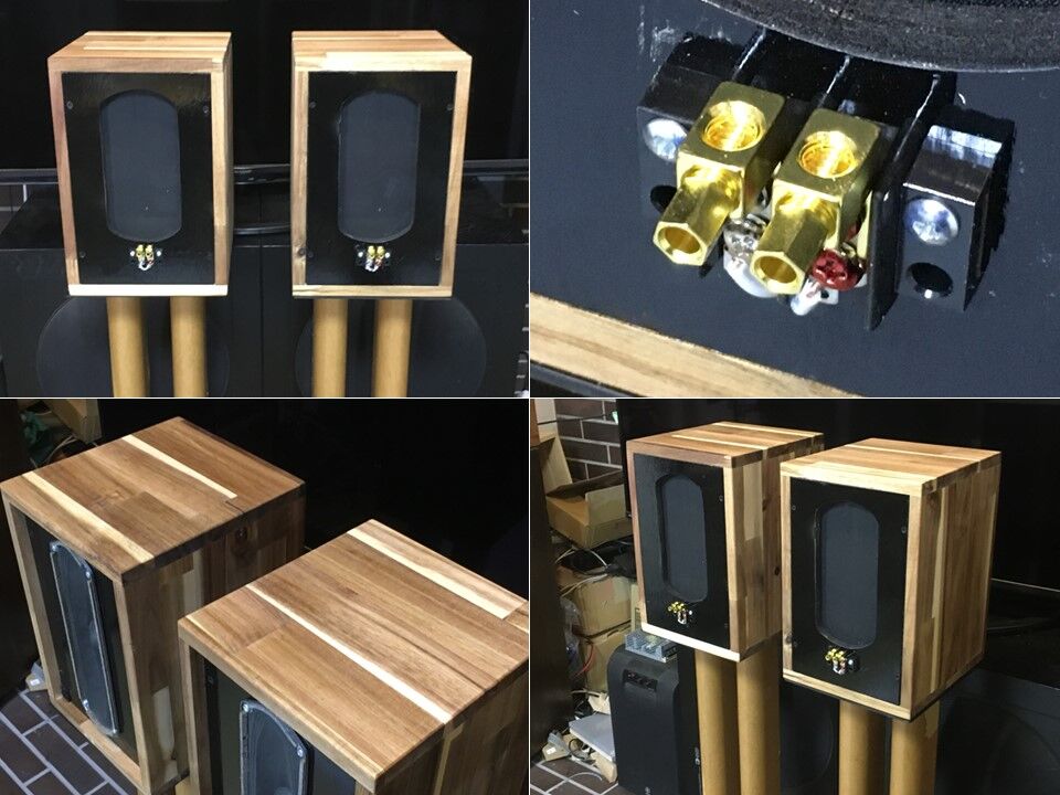 Telefunken ビンテージ録音モニタースピーカー 高解像度・高能率　ペア 西独 Telefunken ビンテージ70x250㎜超楕円フルレンジスピーカー