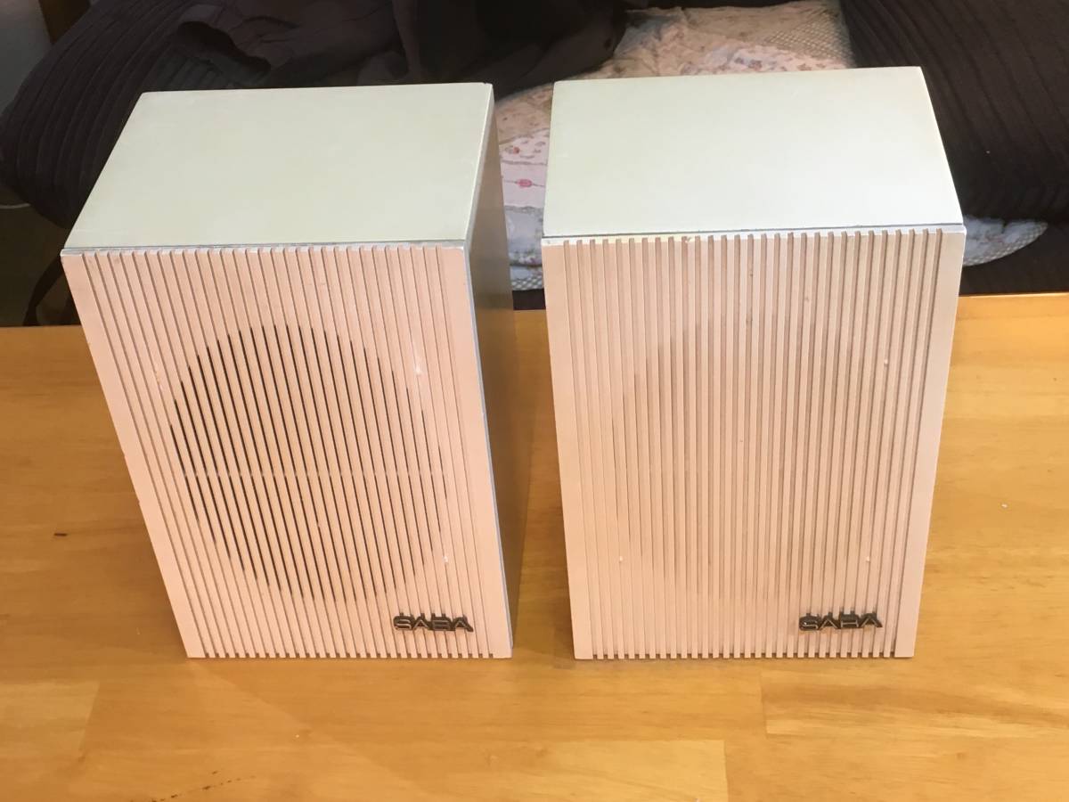 西独SABA ヴィンテージ Kompaktlautsprecher-6H レアな白 スピーカー